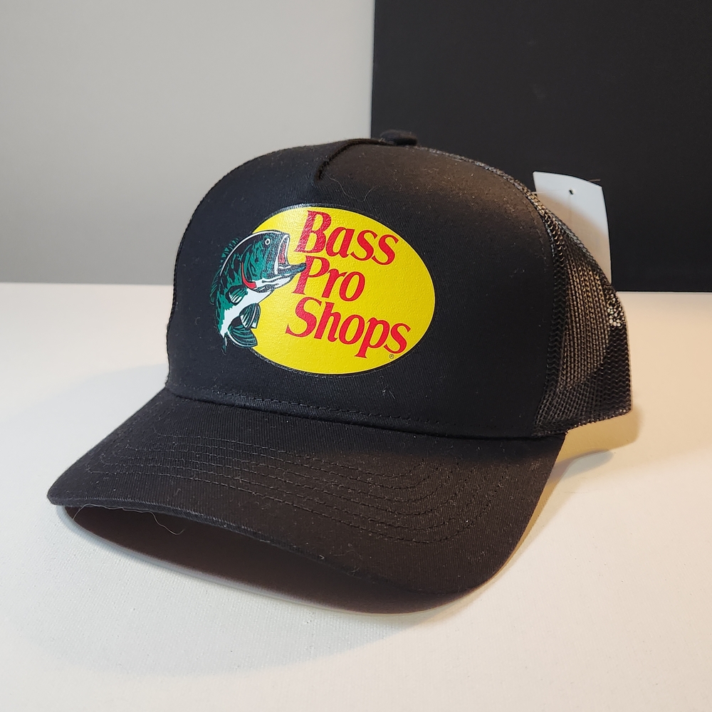 Bass Pro Shops Hat Black Trucker  Brand NEW